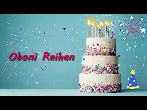 Oboni Raihan Birthday Cake | Happy Birthday Oboni Raihan #birthday #wishes #oboni Raihan