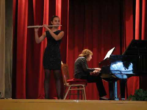 Sofia-Nicole Velinova "Sonatina Polka" Erik Ledeuil Third International flute competition Varna 2018