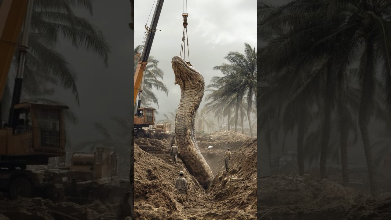 Locals Flee After 60-Foot Python Discovered Under Construction Site