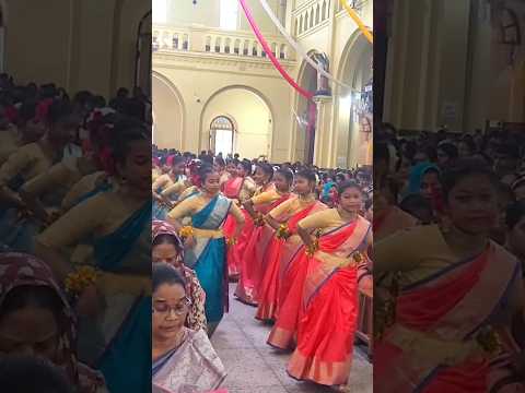 st. Mary's Cathedral Ranchi |hibbi hibbi dut sant song |viral trending shorts |mundari song |shorts