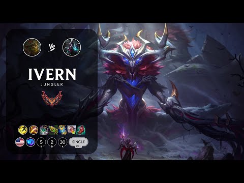 Ivern Jungle vs Ekko - NA Grandmaster Patch 12.23