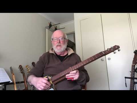 Cigar Box Guitar - Sound bite, 4 string pet dish cbg