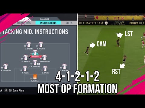 FIFA 20 THIS IS WHY 4-1-2-1-2 (2) IS THE MOST OP FORMATION ! Meta Formation Instructions & Tactics