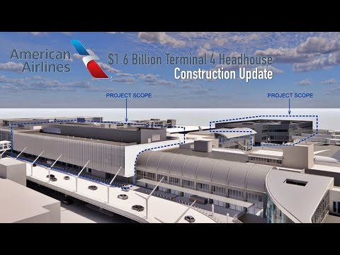 Atualização de construção de demolição do Terminal 4 da American Airlines de US$ 1,6 bilhão no LAX