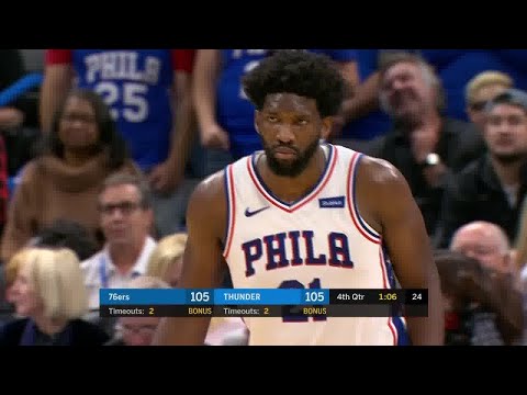 Joel Embiid Full Play vs Oklahoma City Thunder | 11/15/19 | Smart Highlights