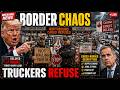 😱 Border Chaos Begins — Why US Truckers Are Refusing Northbound Cargo Today