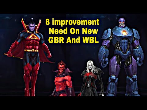 7 Probably improvement Discussion For Upcoming New WBL And GBR - Marvel Future Fight
