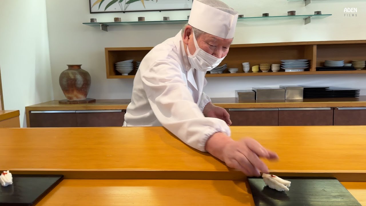 Più di 50 anni come sushi chef: come vengono preparati i piatti di Kazuhisa Adachi