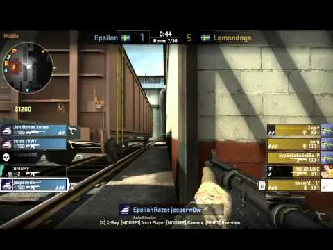 Lemondogs vs Epsilon.Razer - Nordic Games Swedish qualifier game 1 - de_train_se