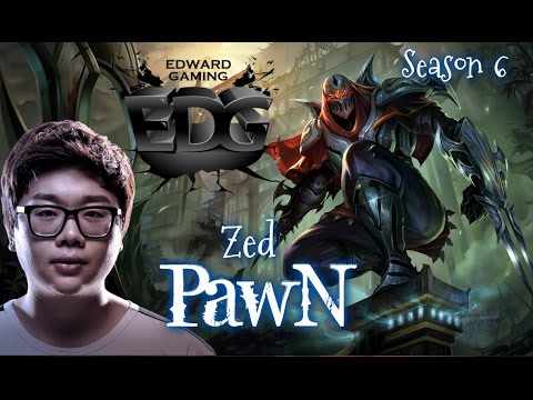EDG PawN ZED Mid vs Ahri - Patch 6.3 KR | League of Legends
