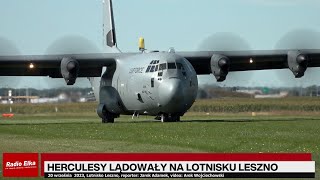 Wideo: Herculesy na Lotnisku Leszno - to największe samoloty, jakie tu lądowały
