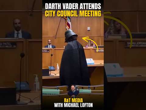 The Emperor is a fan of Flock - Darth Vader in San Diego
