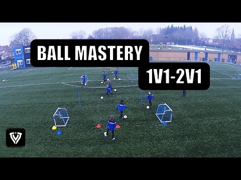 BALL MASTERY - 1V1 - 2V1 | U9- U10 - U11 - U12 - U13 - U14  | FOOTBALL - SOCCER | TRAINING EXERCISE