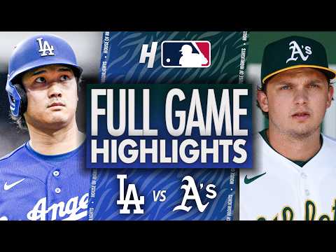 洛杉磯道奇 vs 運動家 - 2026/6/29 MLB 完整賽事精華 🔥 (Los Angeles Dodgers vs Athletics - FULL GAME HIGHLIGHTS 🔥 June 29, 2026 MLB Season)