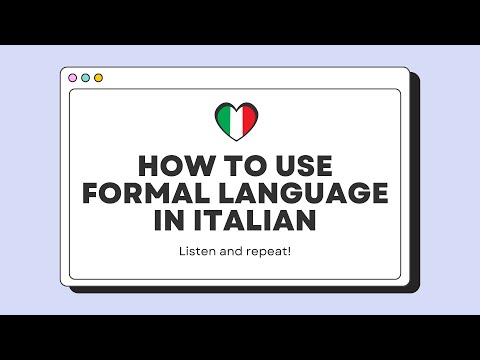 How to Use Formal Language in Italian: Speak Politely Like a Native! 🇮🇹✨