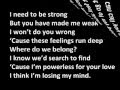 Rudimental feat. Becky Hill - Powerless (lyrics)