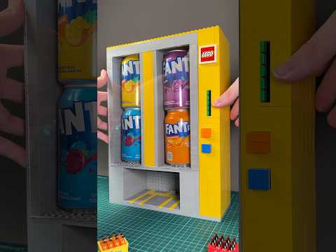 Giant Working Lego Soda Vending Machine #lego
