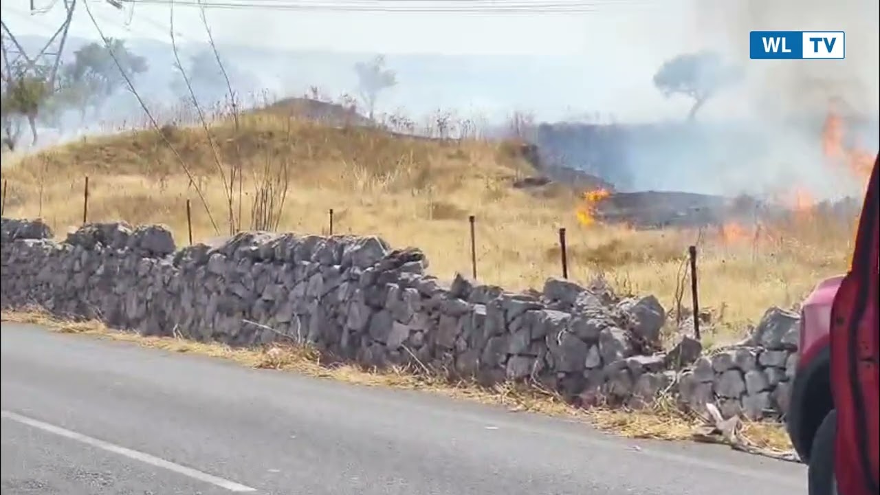 Vasto incendio tra Priolo e Floridia