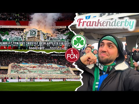 A heated draw in the 275th Franconian derby: 1. FC Nürnberg vs. SpVgg Fürth (Stadium Vlog)