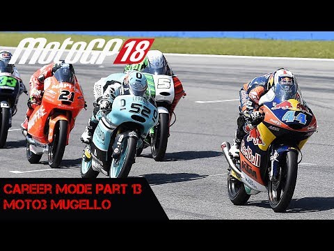 Motogp 18 Career Mode Part 13 - Close Racing At High Speeds + Transfer Window (Moto3 Mugello)
