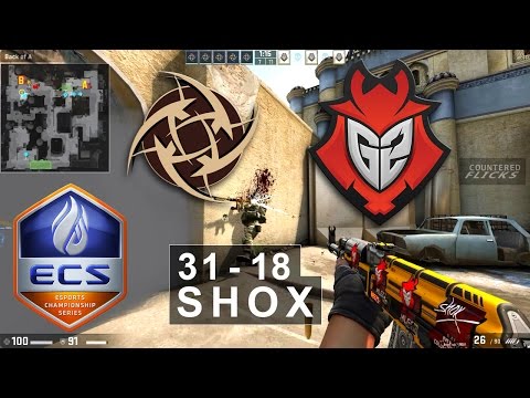 shox POV 31-18 vs. NiP (ECS Season 1)