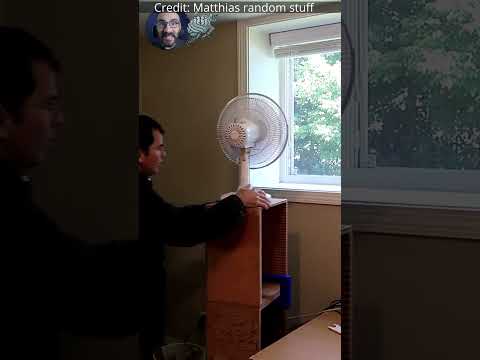 ¡La forma correcta de usar un ventilador en casa! 🔥❄️ #AhorroDeEnergía #Ciencia