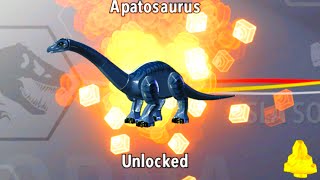 LEGO Jurassic World How to Unlock Apatosaurus, Amber Brick Location