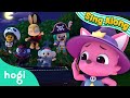 Five Little Monsters Jumping On The Grave Halloween Sing Along Kids Rhymes Pinkfong Hogi