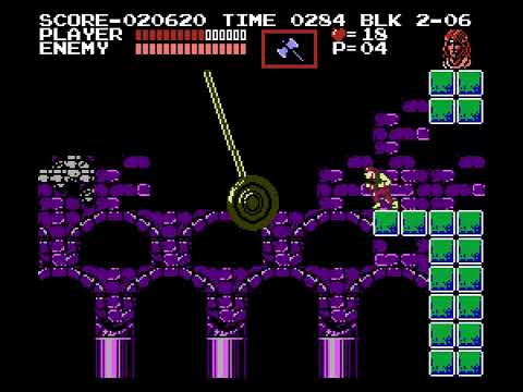 Famicom Akumajou Densetsu (Castlevania III: Dracula's Curse) Grant's Path Playthrough 4K60