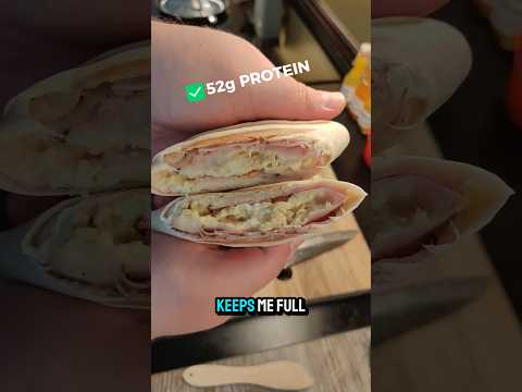 High-Protein Breakfast Wrap (Over 50g Protein, Under 10 Mins!)