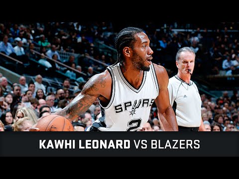 Kawhi Leonard Highlights: 19 points vs Blazers (16.11.2015)