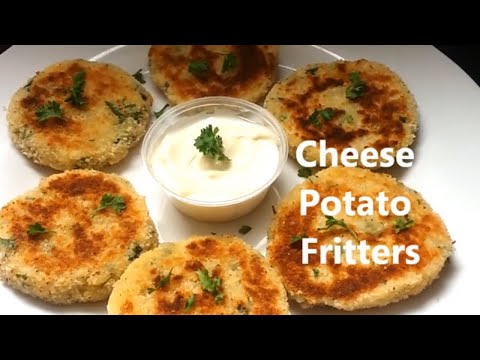 Easy Potato and Cheese Recipe | Cheese Potato Fritters | Quick and tasty Snacks Recipe
