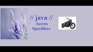 JAVA-Access Specifier (Private, Default, Protected and Public)