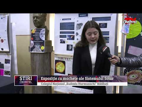 ȘTIRI CROMTEL TV - Expoziție cu machete ale Sistemului Solar
