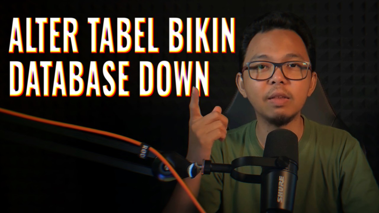 Alter tabel bisa bikin database down