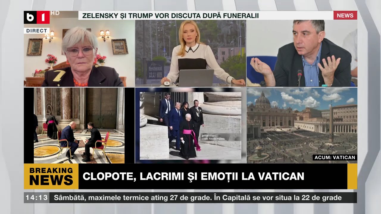 TALK B1. ULTIMUL CONVOI CU PAPA FRANCISC. TRUMP ȘI ZELENSKI, ÎNTÂLNIRE ÎNAINTE DE SLUJBĂ P4