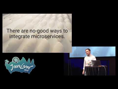 JavaLand 2019 - Aufzeichnung Tim Berglund The Database Unbundled Microservices and Messaging