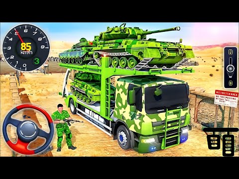 Army Truck Driving Cargo Games - US Offroad Army Truck Driving 3D 2025 - Android Gameplay 