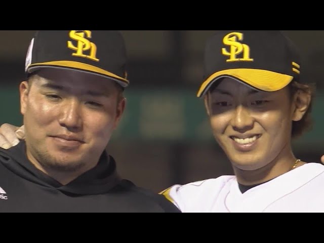 ホークス・山川穂高選手・今宮健太選手ヒーローインタビュー 4月11日 福岡ソフトバンクホークス 対 北海道日本ハムファイターズ