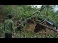 The recent storm nearly blew away the home of this single mother...