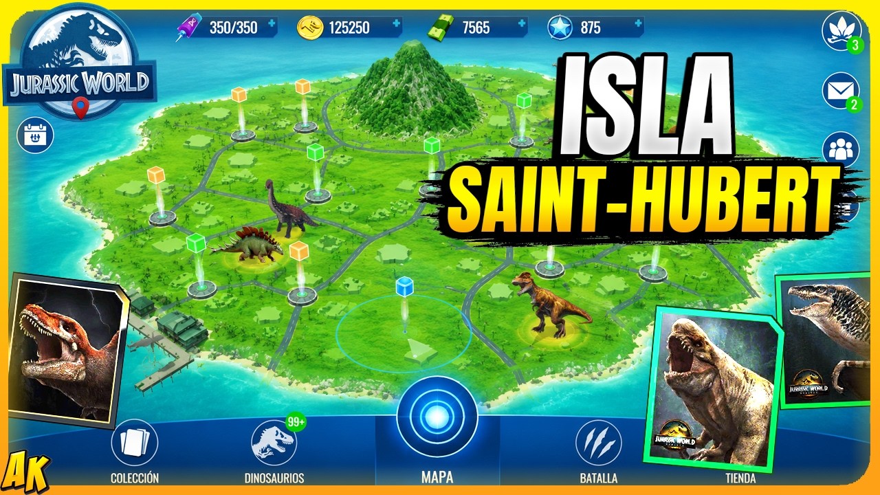🦖¡NUEVO MODO EVENTO DESTINO! ¿Cómo funciona? ¿Merece la pena? ISLA SAINT HUBERT Jurassic World Alive