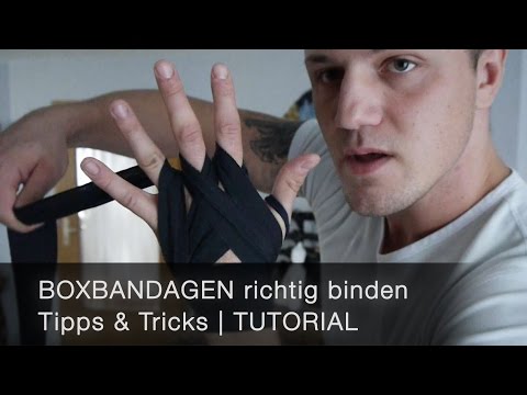 BOXBANDAGEN richtig binden - Tipps & Tricks | TUTORIAL | KAMPFSPORT