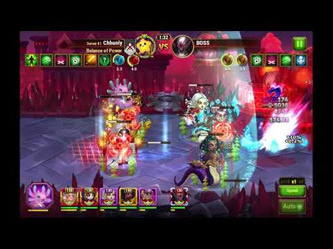 Hero Wars [FB] - Strategist build team counter Boss Adventure 11