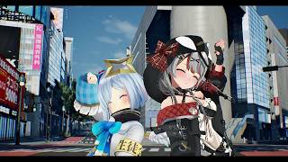 かなたそと沙花叉が渋〇でラビットホール　#天音かなた #沙花叉クロヱ #初音ミク #誕生日