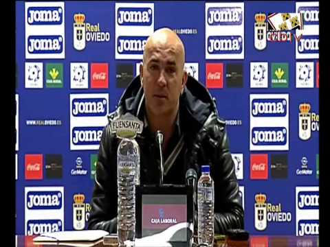 RTPA. Temp. 2012-13. REAL OVIEDO 1 - ALBACETE BALOMPIÉ 0. Rueda Prensa Luis César Sampedro