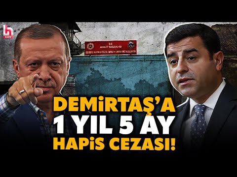 ÇARPICI GELİŞME! Tahliye beklenirken; Demirtaş'a 'Cumhurbaşkanına hakaret'ten hapis cezası!
