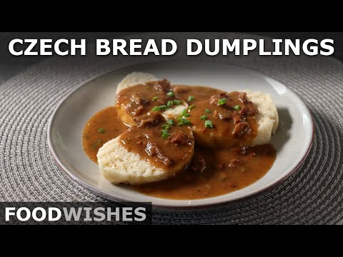 Czech Bread Dumplings - How to Make Bread 