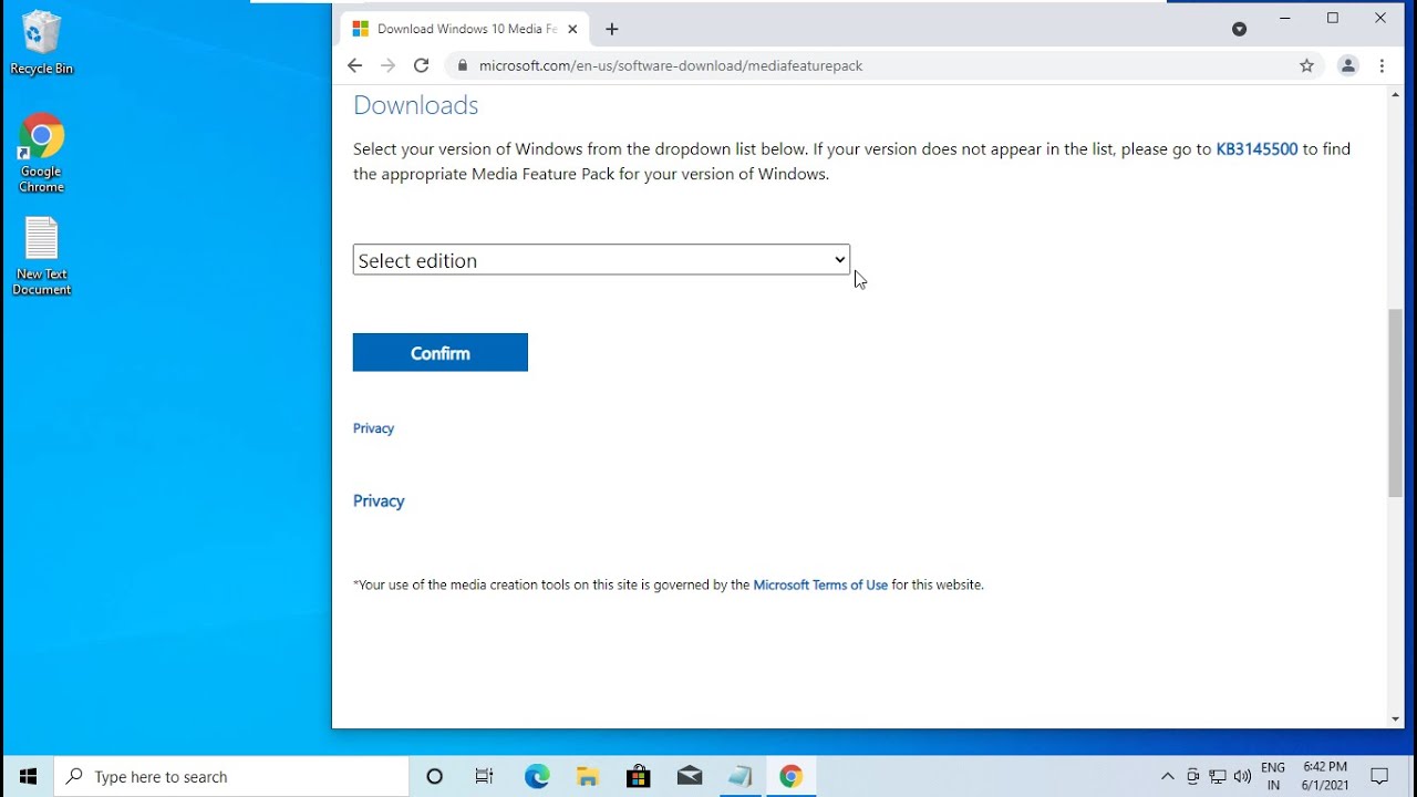 ¿Cómo descargo Media Feature Pack para Windows 10 20H2?