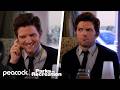 Parks And Rec Bloopers Vs Actual Scenes Parks And Recreation