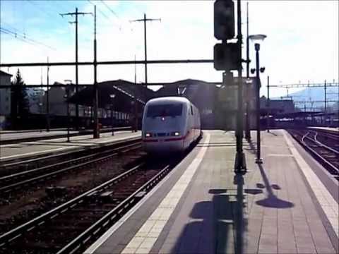 SBB Intercity, ICN, Deutsche Bahn ICE-1 in Olten